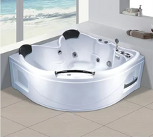 Charger l'image dans la galerie, Nouveau Design baignoire avec oreiller à trois côtés jupe baignoires balnéo massage bain à remous spa extérieur piscine