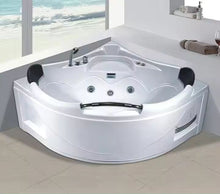 Charger l'image dans la galerie, Nouveau Design baignoire avec oreiller à trois côtés jupe baignoires balnéo massage bain à remous spa extérieur piscine