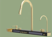 Charger l'image dans la galerie, Évier de cuisine moderne fait à la main avec robinet intelligent Mélangeur numérique LED Robinet de cuisine cascade Évier Cuisine  acier inoxydable
