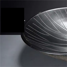 Charger l'image dans la galerie, lavabo en céramique couleur or avec motif de fleur
